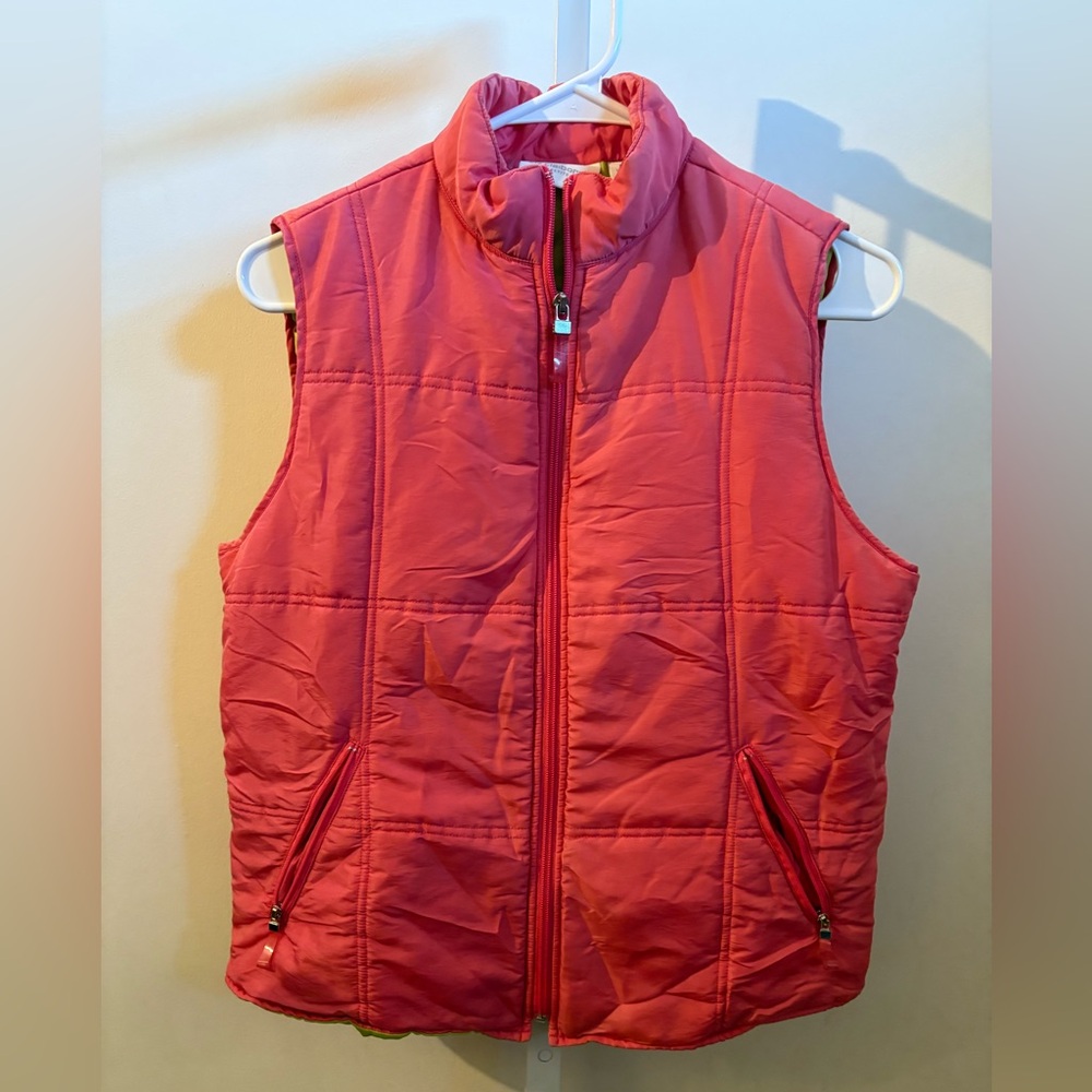 Liz Claiborne Vibrant Pink and Orange Outerwear
